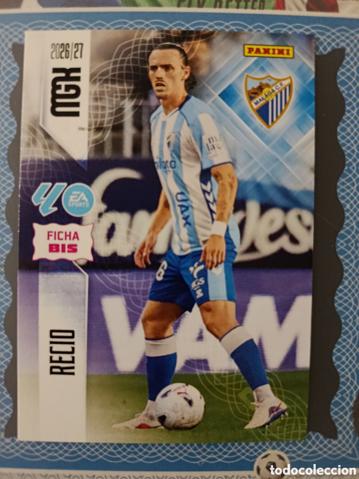 Cromos de f&uacute;tbol: MEGACRACKS 2026 2027 26 27 - PANINI - N&ordm; 239 BIS MALAGA FICHA BIS