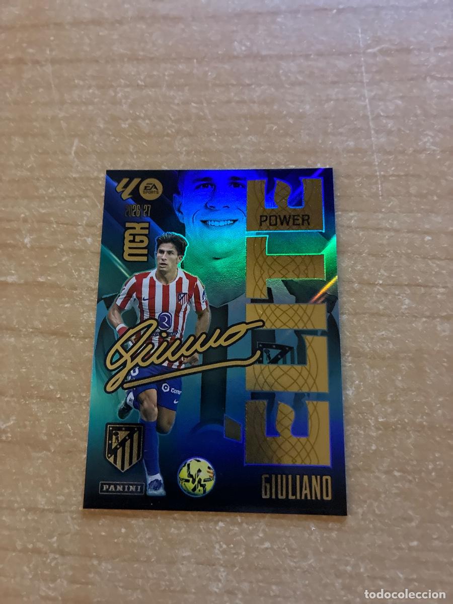 Cromos de f&uacute;tbol: 7 GIULIANO &Eacute;LITE POWER ATL&Eacute;TICO MADRID MEGACRACKS 2026 2027