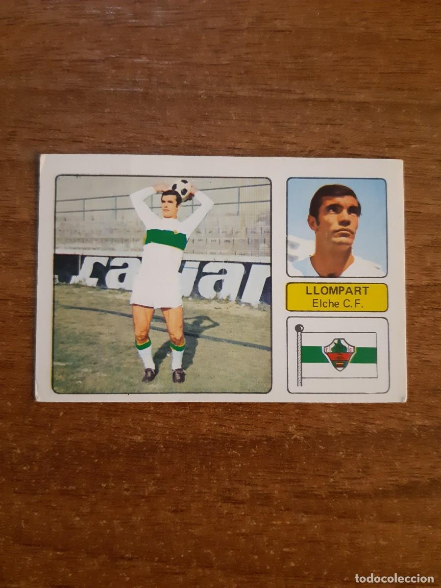 Cromos de f&uacute;tbol: Llompart (Elche) LIGA 73-74 ED. FHER 1973 1974. Nunca pegado, sin pegar