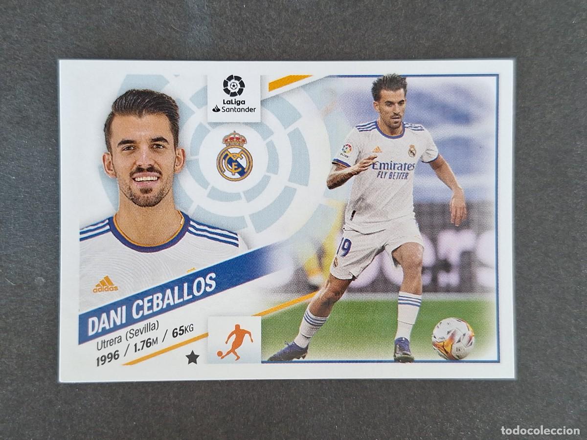 Cromos de f&uacute;tbol: L2 DANI CEBALLOS REAL MADRID COLOCA LIGA ESTE 2022 2023 22 23 NUNCA PEGADO SIN PEGAR