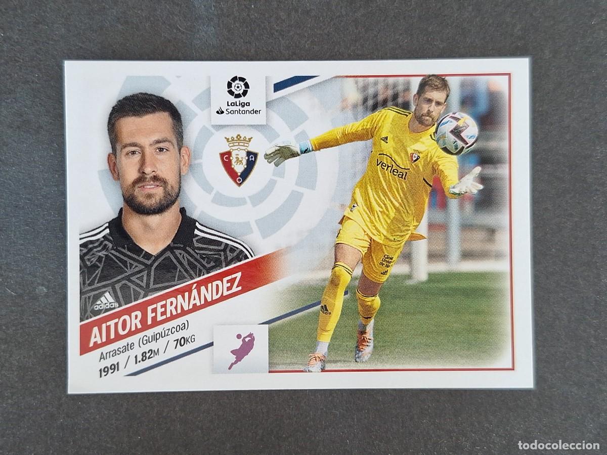 Football Stickers: L2 AITOR FERNANDEZ C. A. OSASUNA COLOCA LIGA ESTE 2022 2023 22 23 NUNCA PEGADO SIN PEGAR