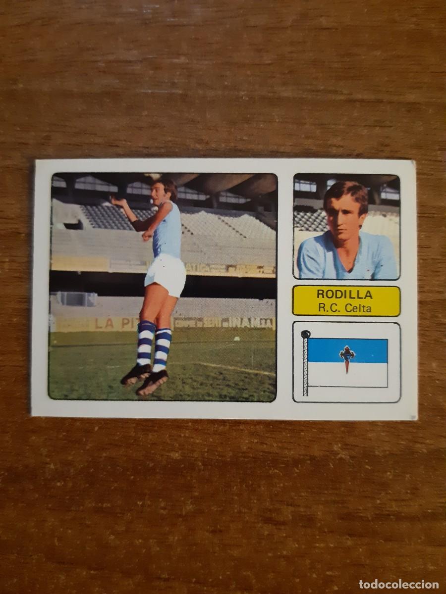 Cromos de f&uacute;tbol: Rodilla (Celta Vigo) LIGA 73-74 ED. FHER 1973 1974. Nunca pegado, sin pegar