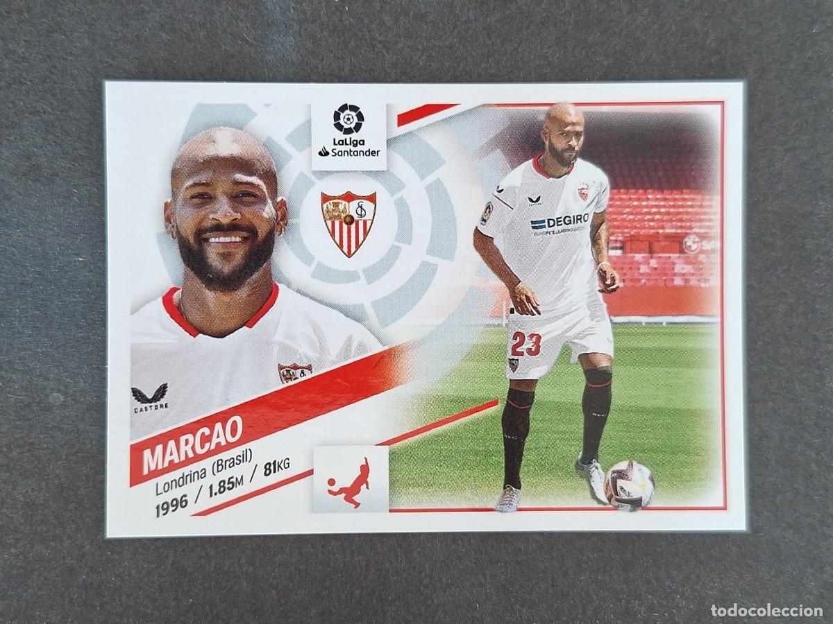 Cromos de f&uacute;tbol: L2 MARCAO SEVILLA F. C. COLOCA LIGA ESTE 2022 2023 22 23 NUNCA PEGADO SIN PEGAR