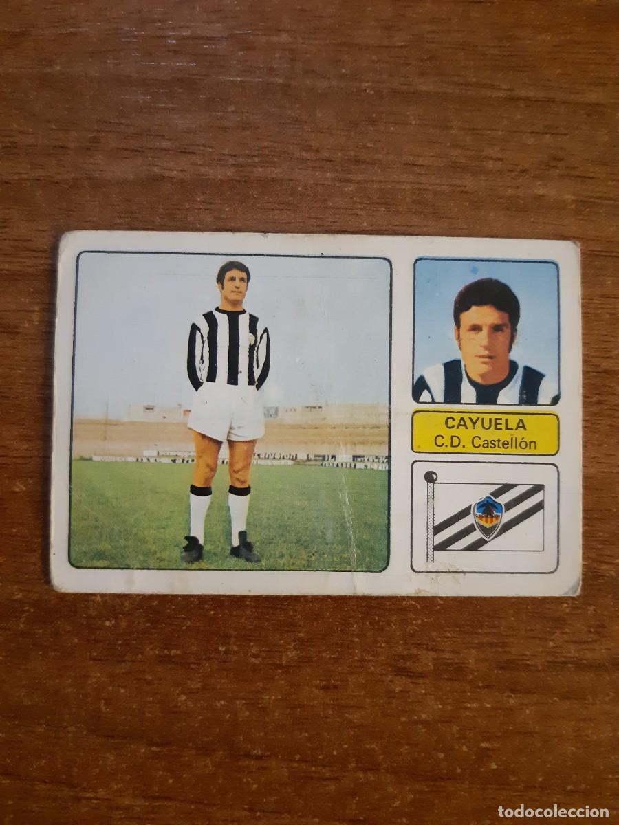 Cromos de f&uacute;tbol: Cayuela (Castell&oacute;n) LIGA 73-74 ED. FHER 1973 1974. Nunca pegado, sin pegar