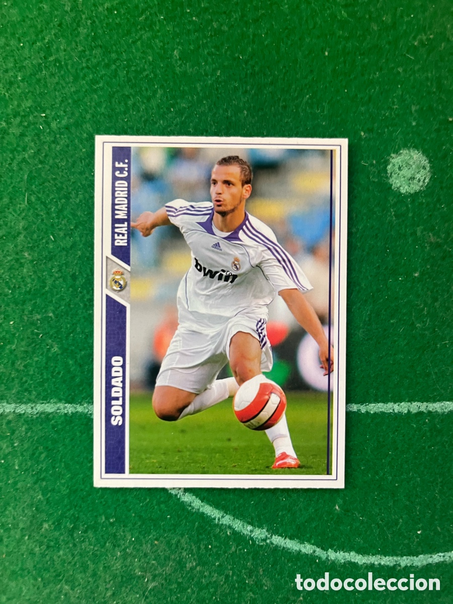 Cromos de f&uacute;tbol: 575 + SOLDADO REAL MADRID LAS FICHAS DE LA LIGA 2007 2008 MUNDICROMO