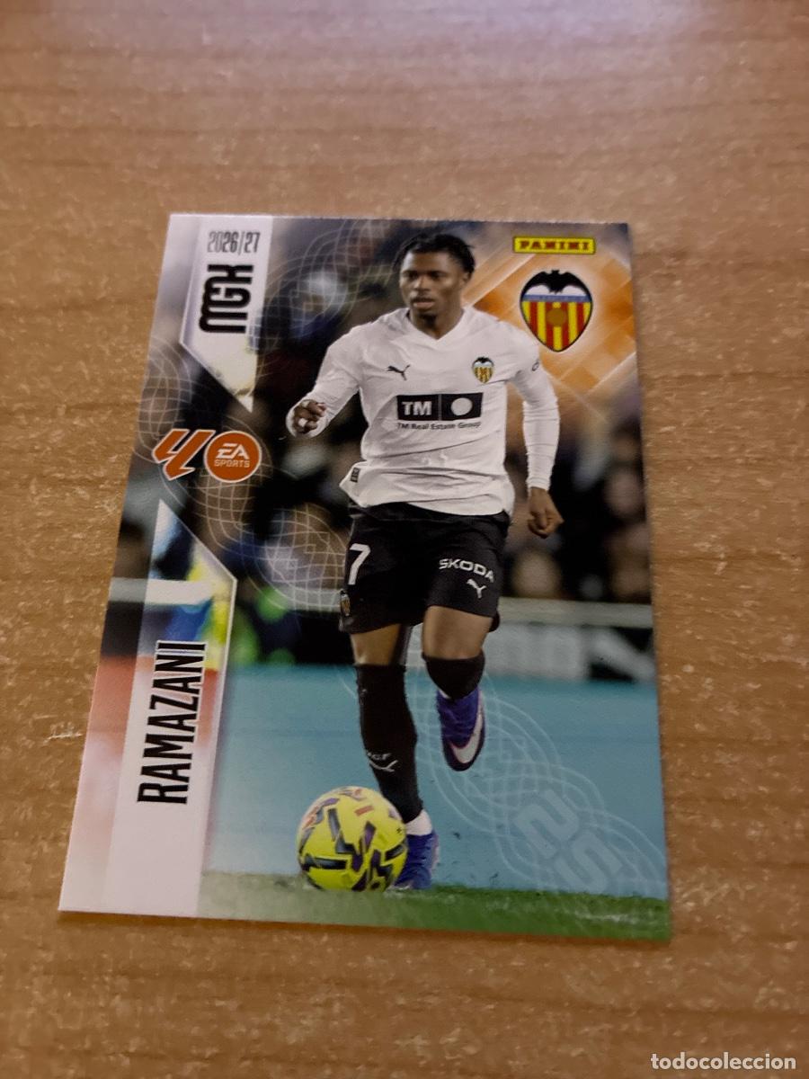 Cromos de f&uacute;tbol: 357 RAMAZANI VALENCIA MEGACRACKS 2026 2027