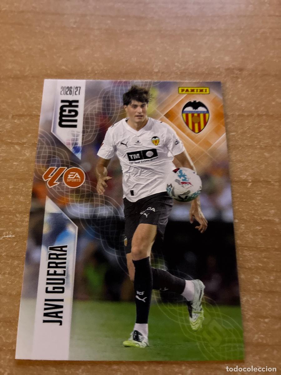 Cromos de f&uacute;tbol: 354 JAVI GUERRA VALENCIA MEGACRACKS 2026 2027