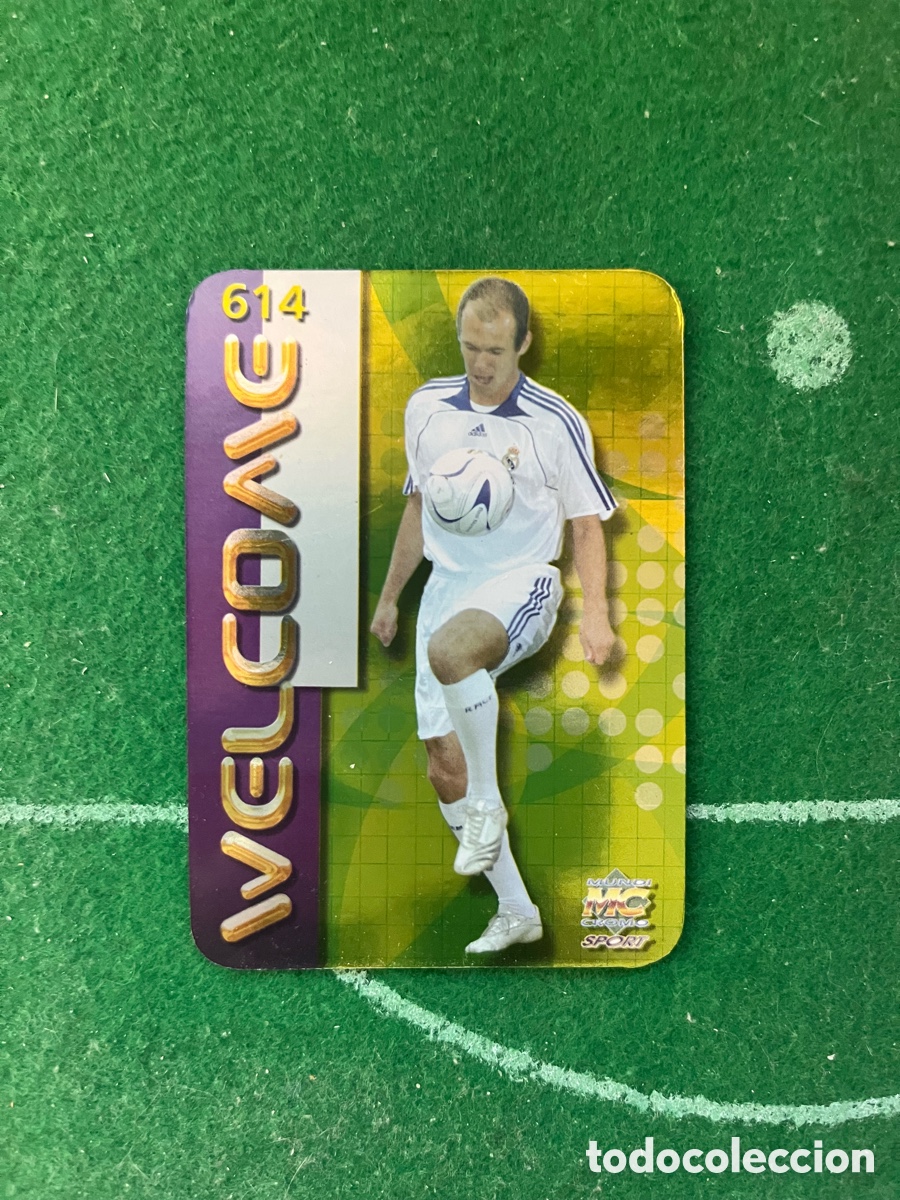 Cromos de Futebol: 614 ROBBEN REAL MADRID LAS FICHAS DE LA LIGA 2007 2008 MUNDICROMO WELCOME