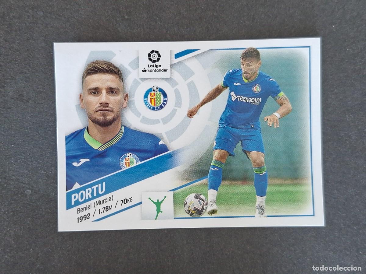 Cromos de f&uacute;tbol: L2 PORTU GETAFE C. F. FICHAJE 6 LIGA ESTE 2022 2023 22 23 NUNCA PEGADO SIN PEGAR