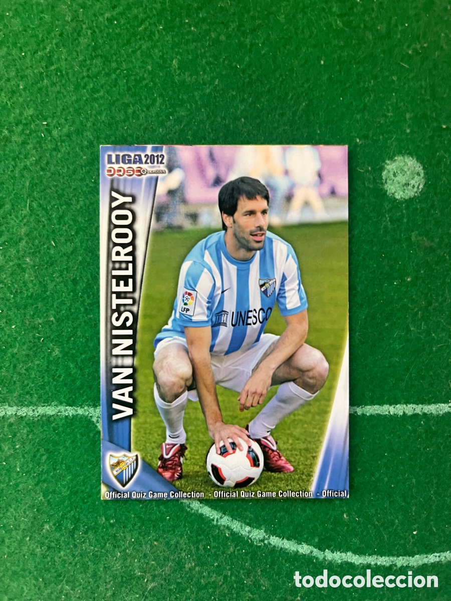 Cromos de f&uacute;tbol: 288 VAN NISTELROOY MALAGA LAS FICHAS DE LA LIGA 2011 2012 MUNDICROMO