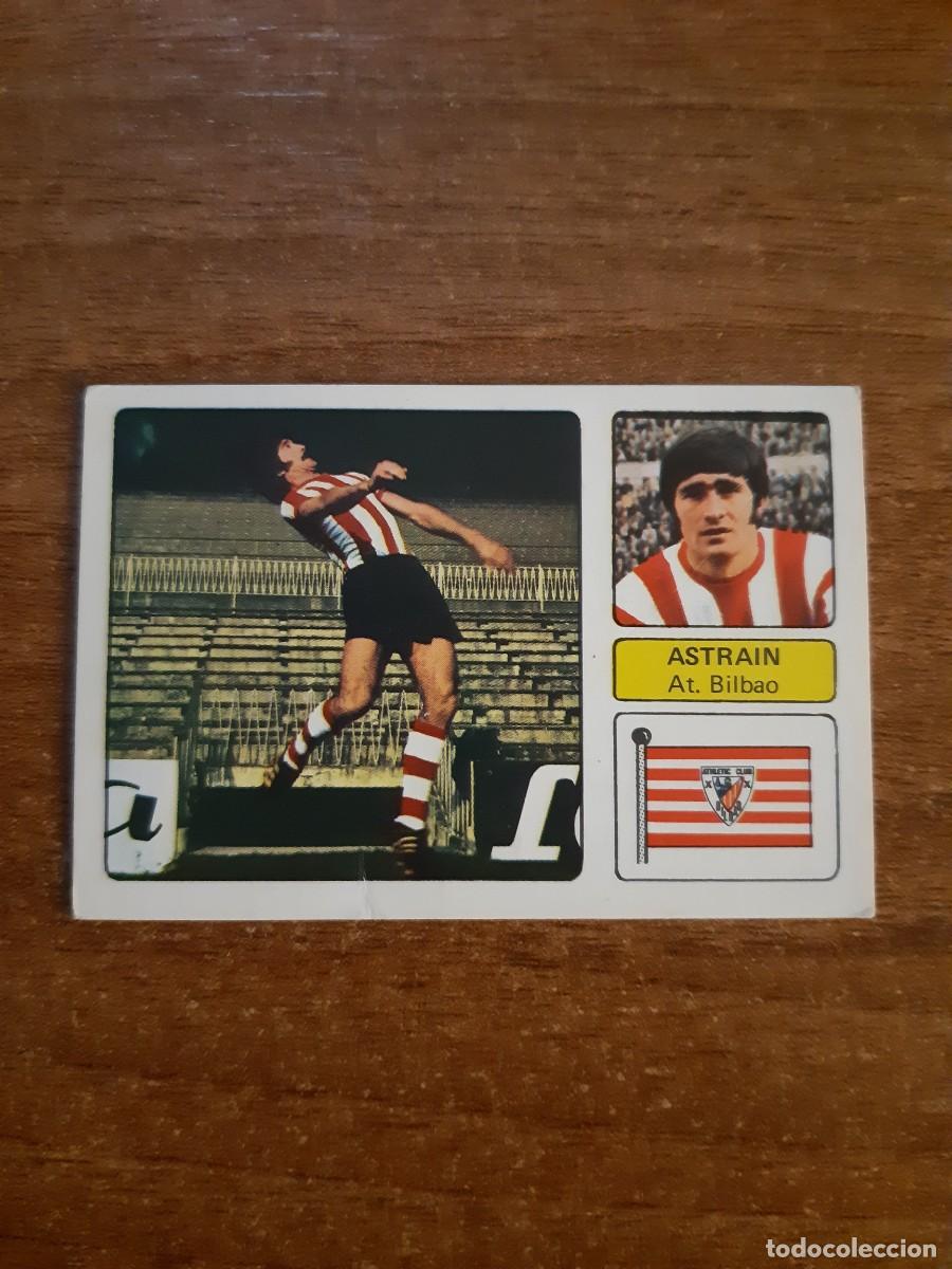 Cromos de f&uacute;tbol: Astrain (Athletic Bilbao) LIGA 73-74 ED. FHER 1973 1974. Nunca pegado, sin pegar