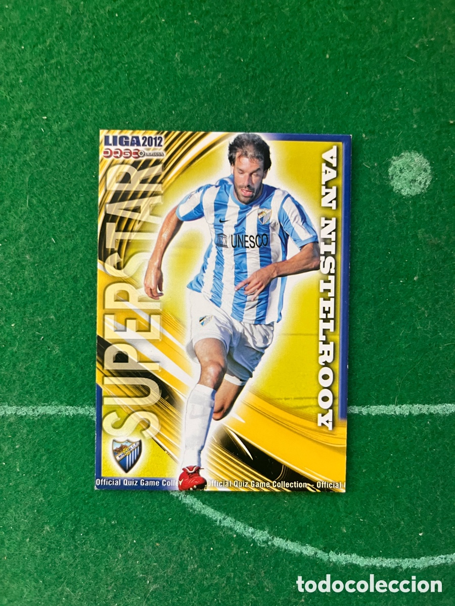 Cromos de f&uacute;tbol: 297 VAN NISTELROOY MALAGA LAS FICHAS DE LA LIGA 2011 2012 MUNDICROMO SUPERSTAR