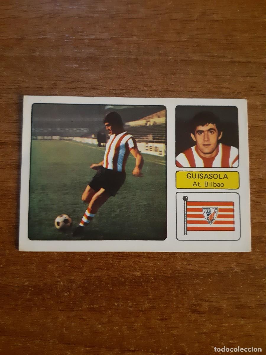 Cromos de f&uacute;tbol: Guisasola (Athletic Bilbao) LIGA 73-74 ED. FHER 1973 1974. Nunca pegado, sin pegar
