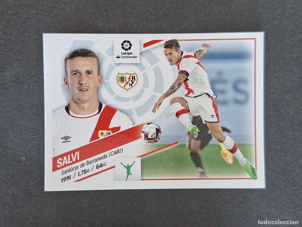Cromos de f&uacute;tbol: L2 SALVI RAYO VALLECANO FICHAJE 11 LIGA ESTE 2022 2023 22 23 NUNCA PEGADO SIN PEGAR