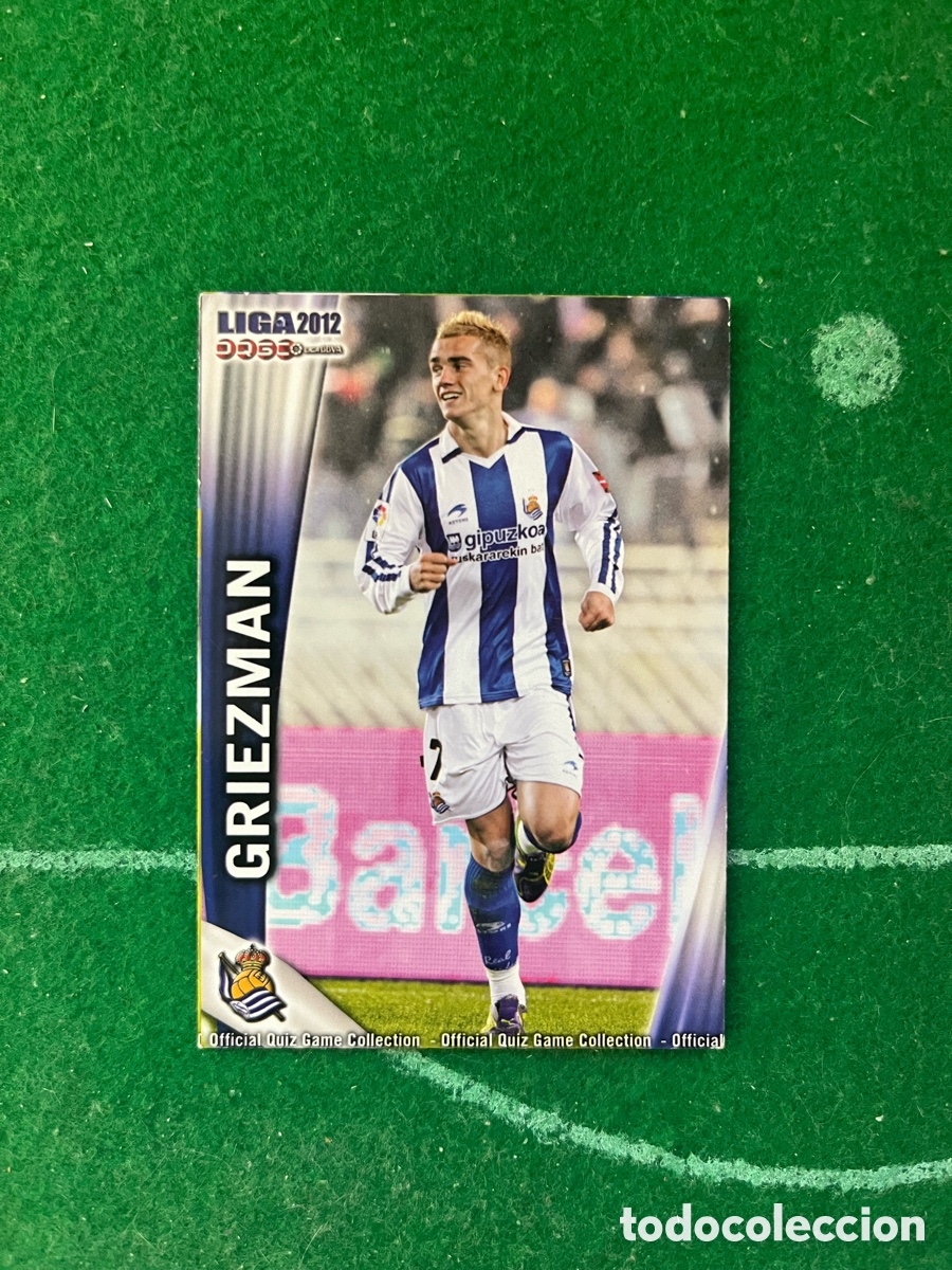 Cromos de f&uacute;tbol: 396 GRIEZMANN REAL SOCIEDAD LAS FICHAS DE LA LIGA 2011 2012 MUNDICROMO