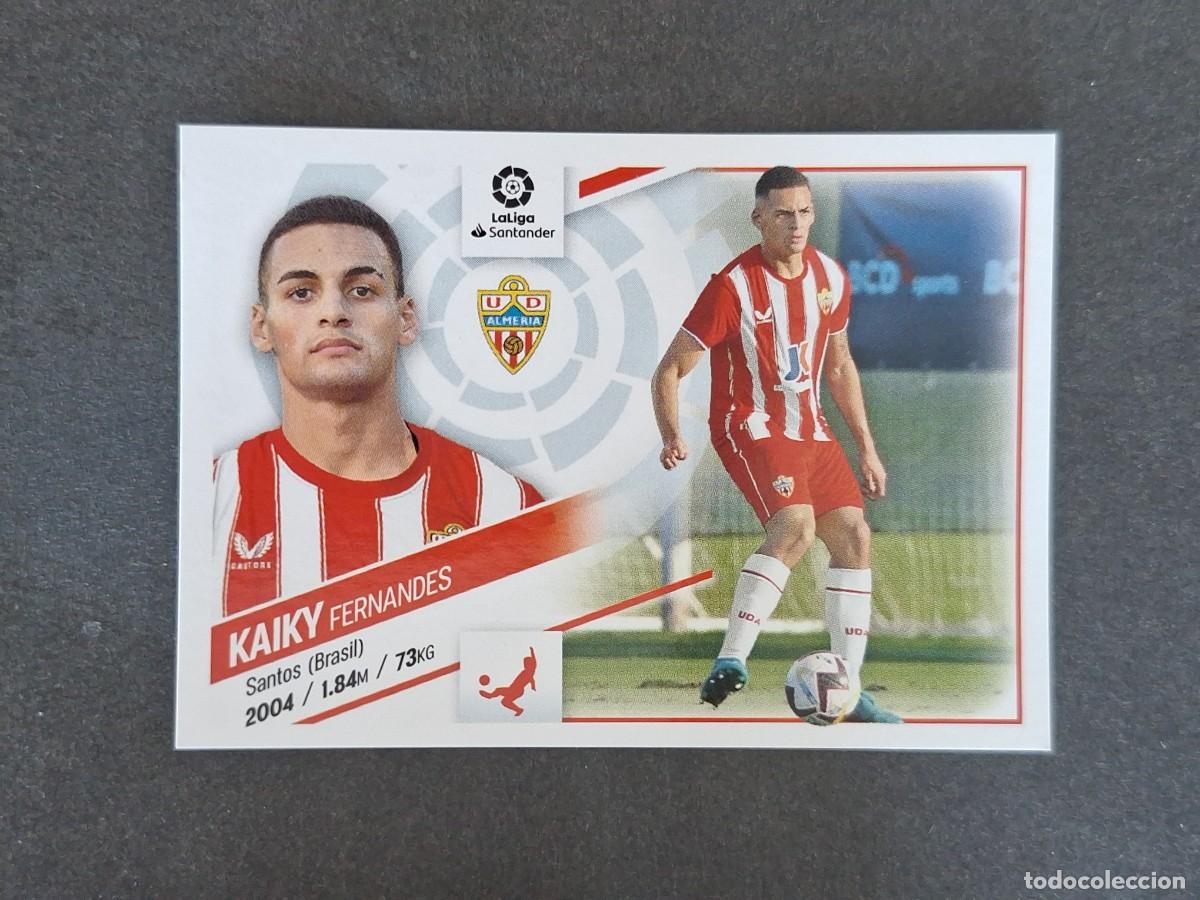 Cromos de f&uacute;tbol: L2 KAIKY U. D. ALMERIA FICHAJE 19 LIGA ESTE 2022 2023 22 23 NUNCA PEGADO SIN PEGAR