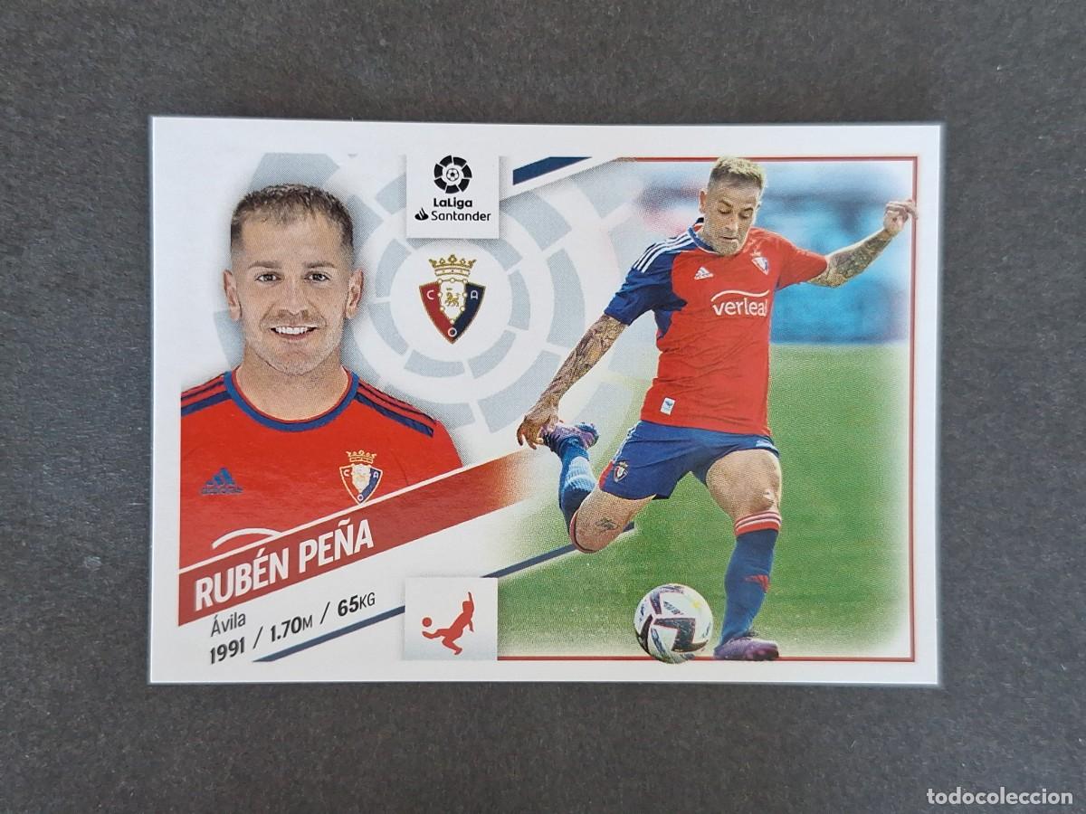 Cromos de f&uacute;tbol: L2 RUBEN PE&Ntilde;A C. A. OSASUNA FICHAJE 23 LIGA ESTE 2022 2023 22 23 NUNCA PEGADO SIN PEGAR