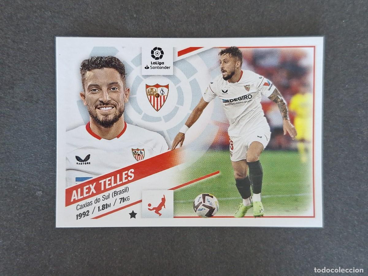 Cromos de f&uacute;tbol: L2 ALEX TELLES SEVILLA F. C. FICHAJE 30 LIGA ESTE 2022 2023 22 23 NUNCA PEGADO SIN PEGAR