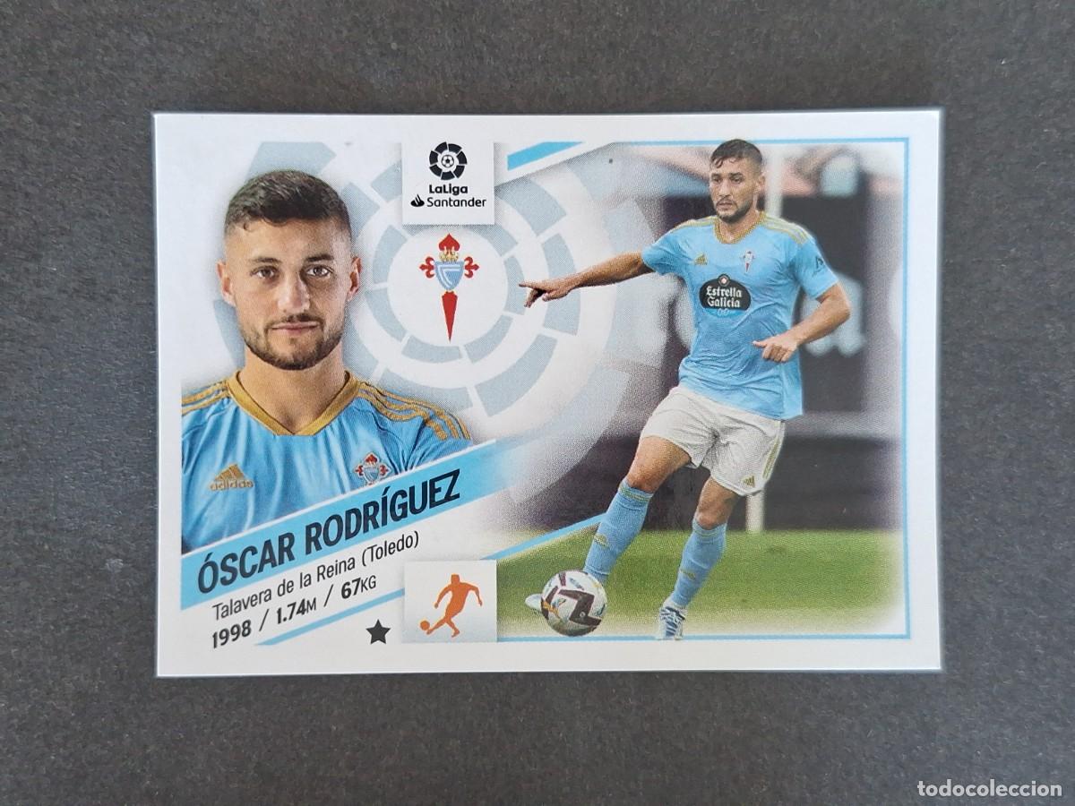 Cromos de f&uacute;tbol: L2 OSCAR RODRIGUEZ CELTA DE VIGO FICHAJE 32 LIGA ESTE 2022 2023 22 23 NUNCA PEGADO SIN PEGAR