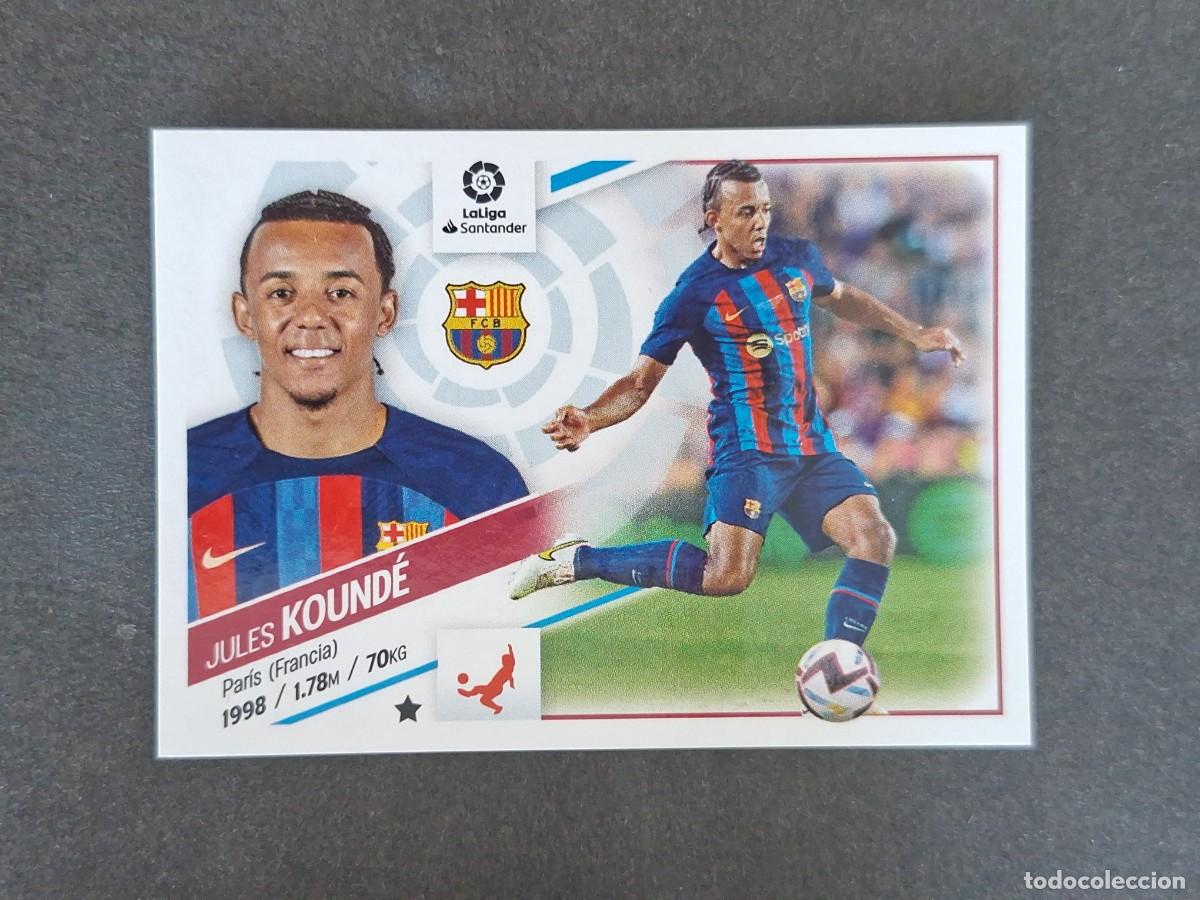 Cromos de f&uacute;tbol: L2 KOUNDE F. C. BARCELONA FICHAJE 33 LIGA ESTE 2022 2023 22 23 NUNCA PEGADO SIN PEGAR
