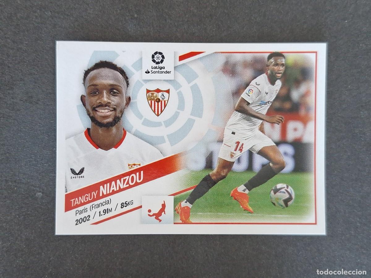 Cromos de f&uacute;tbol: L2 NIANZOU SEVILLA F. C. FICHAJE 37 LIGA ESTE 2022 2023 22 23 NUNCA PEGADO SIN PEGAR