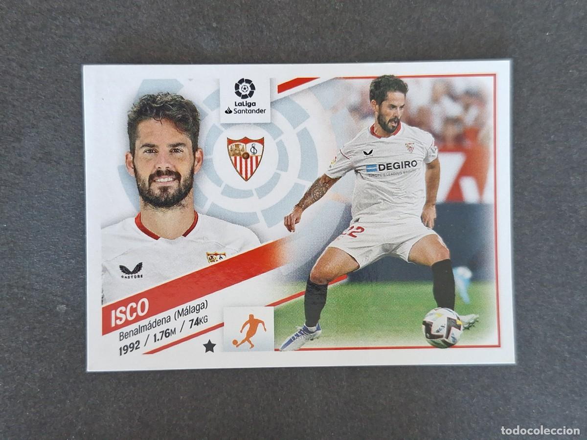 Cromos de f&uacute;tbol: L2 ISCO SEVILLA F. C. FICHAJE 42 LIGA ESTE 2022 2023 22 23 NUNCA PEGADO SIN PEGAR