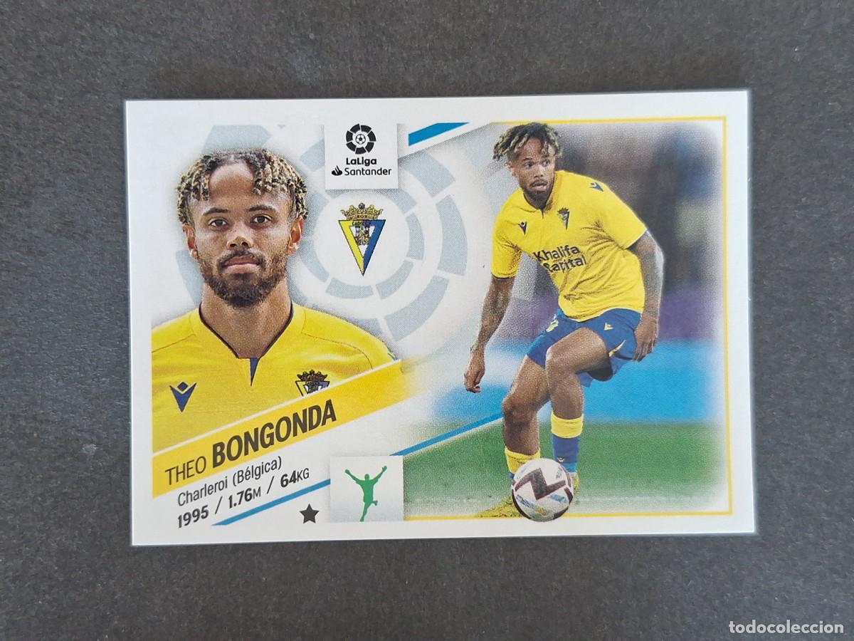 Cromos de f&uacute;tbol: L2 BONGONDA CADIZ C. F. FICHAJE 44 LIGA ESTE 2022 2023 22 23 NUNCA PEGADO SIN PEGAR