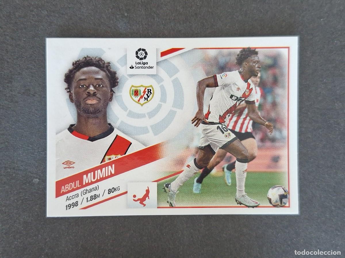 Cromos de f&uacute;tbol: L2 MUMIN RAYO VALLECANO FICHAJE 48 LIGA ESTE 2022 2023 22 23 NUNCA PEGADO SIN PEGAR
