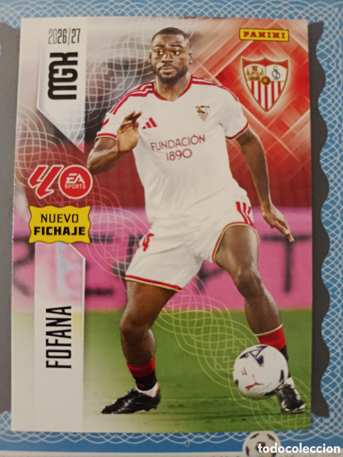 Cromos de f&uacute;tbol: MEGACRACKS 2026 2027 26 27 - PANINI - N&ordm; 509 FOFANA SEVILLA NUEVA FICHA
