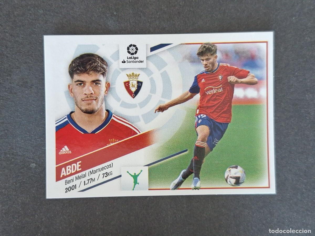 Cromos de f&uacute;tbol: L2 ABDE C. A. OSASUNA FICHAJE 49 LIGA ESTE 2022 2023 22 23 NUNCA PEGADO SIN PEGAR