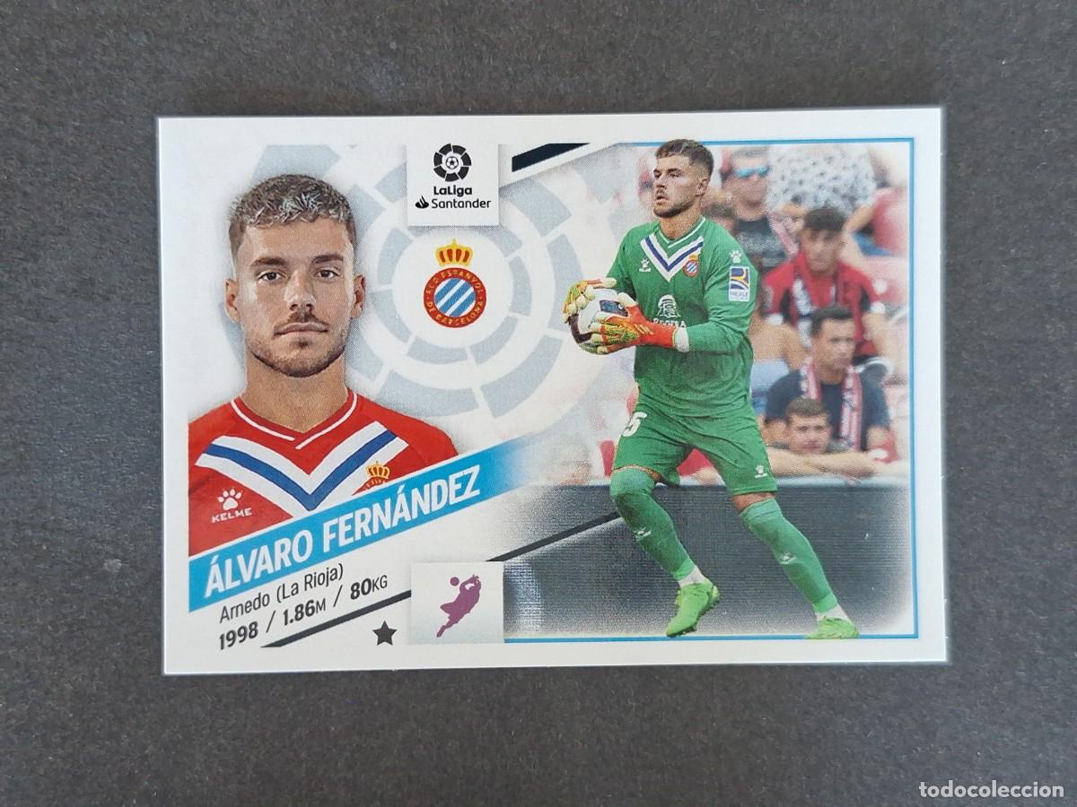 Cromos de f&uacute;tbol: L2 ALVARO FERNANDEZ R. C. D. ESPA&Ntilde;OL FICHAJE 50 LIGA ESTE 2022 2023 22 23 NUNCA PEGADO SIN PEGAR