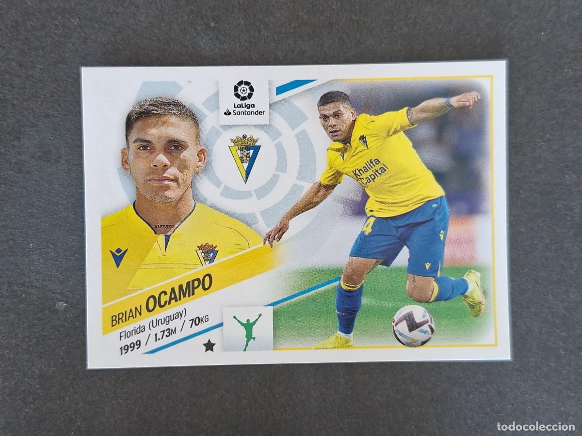 Cromos de f&uacute;tbol: L2 OCAMPO CADIZ C. F. FICHAJE 52 LIGA ESTE 2022 2023 22 23 NUNCA PEGADO SIN PEGAR