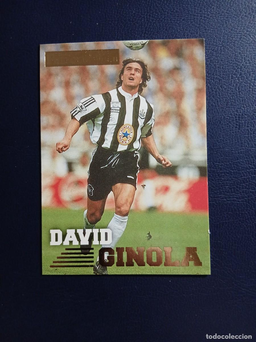 Cromos de f&uacute;tbol: 103 David Ginola - Newcastle - Premier League Gold 96 97 1996 1997 - Merlin