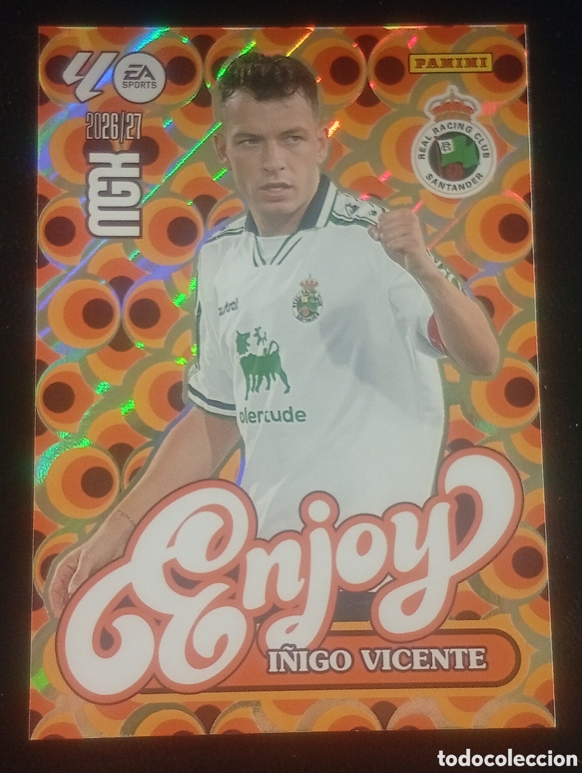 Cromos de f&uacute;tbol: 383 enjoy I&Ntilde;IGO VICENTE RACING DE SANTANDER MEGACRACKS 2026 2027 26 27 CARDS PANINI