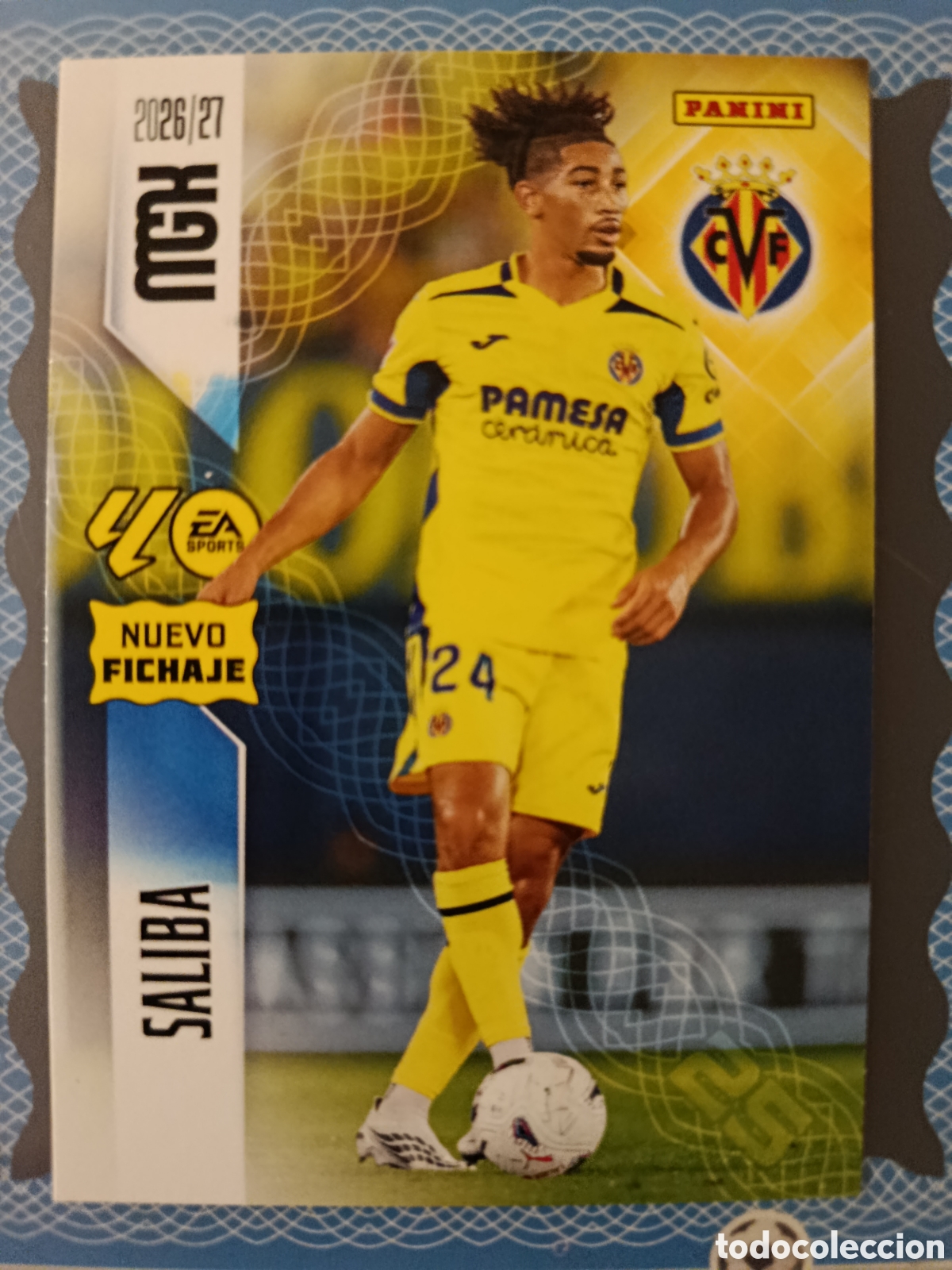 Cromos de f&uacute;tbol: MEGACRACKS 2026 2027 26 27 - PANINI - N&ordm; 506 SALIBA VILLARREAL NUEVA FICHA