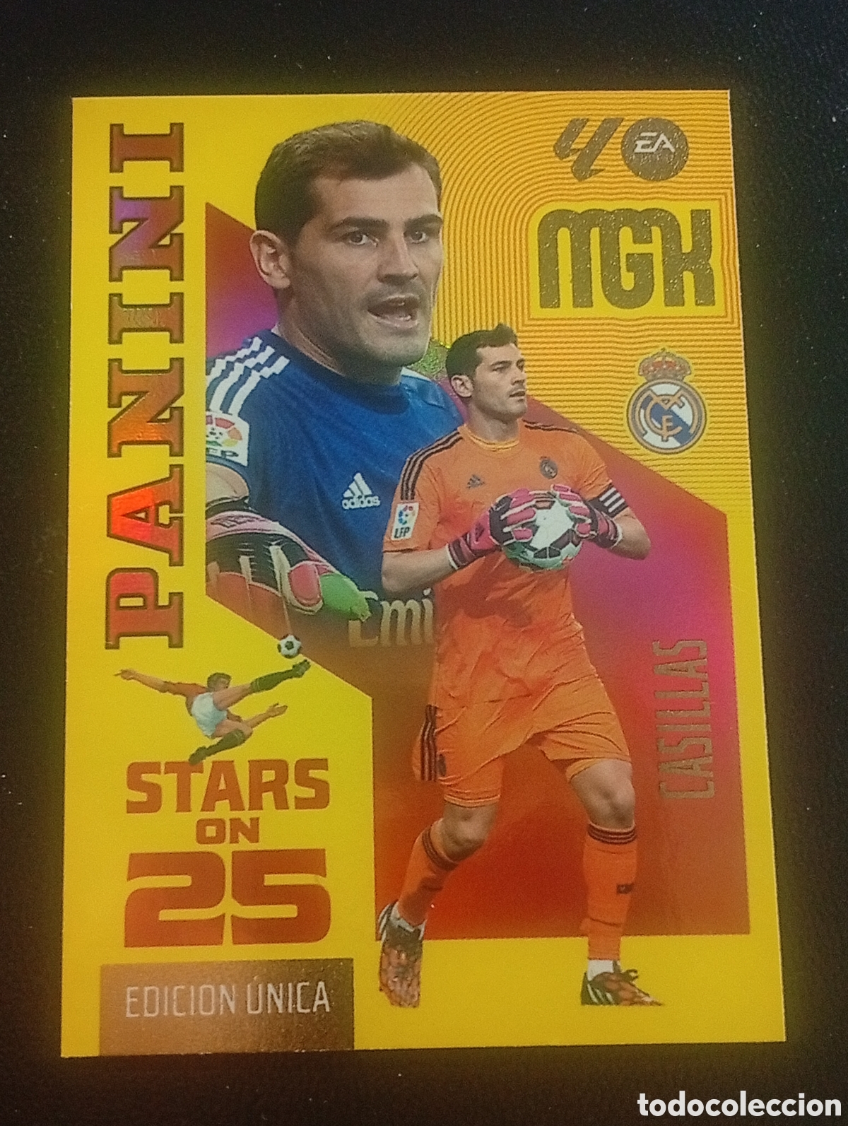 Cromos de f&uacute;tbol: 428 edici&oacute;n &uacute;nica CASILLAS REAL MADRID MEGACRACKS 2026 2027 26 27 CARDS PANINI