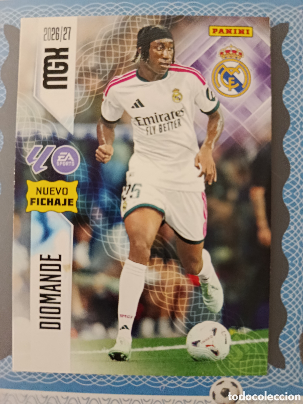 Cromos de f&uacute;tbol: MEGACRACKS 2026 2027 26 27 - PANINI - N&ordm; 478 DIOMANDE REAL MADRID NUEVA FICHA