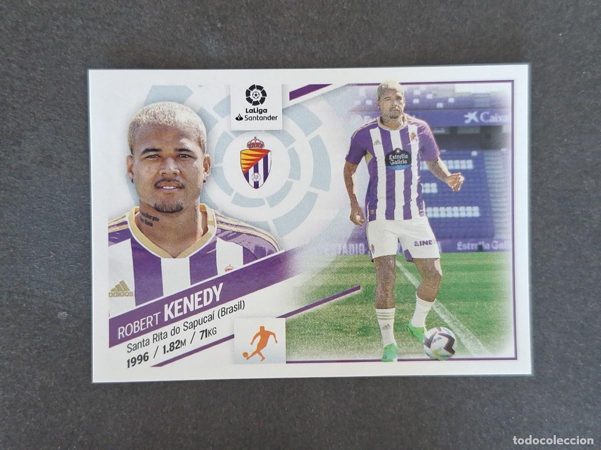 Cromos de f&uacute;tbol: L2 KENEDY REAL VALLADOLID FICHAJE 54 LIGA ESTE 2022 2023 22 23 NUNCA PEGADO SIN PEGAR