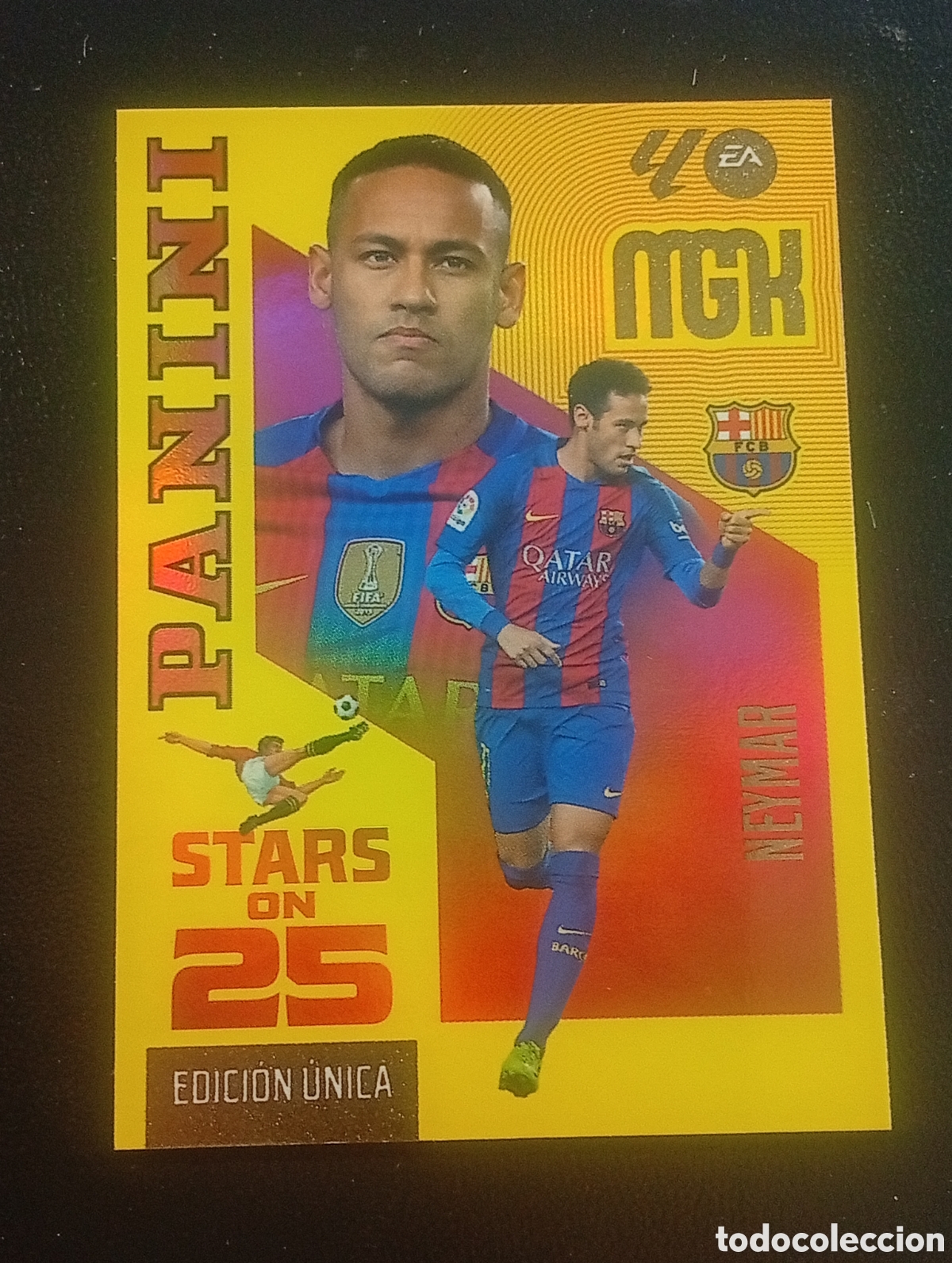 Cromos de f&uacute;tbol: 446 edici&oacute;n &uacute;nica NEYMAR BARCELONA PSG BRASIL MEGACRACKS 2026 2027 26 27 CARDS PANINI