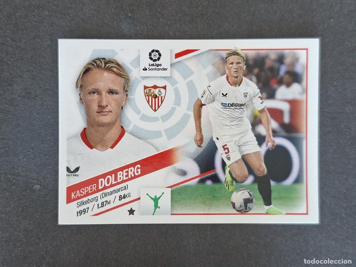 Cromos de f&uacute;tbol: L2 DOLBERG SEVILLA F. C. FICHAJE 55 LIGA ESTE 2022 2023 22 23 NUNCA PEGADO SIN PEGAR