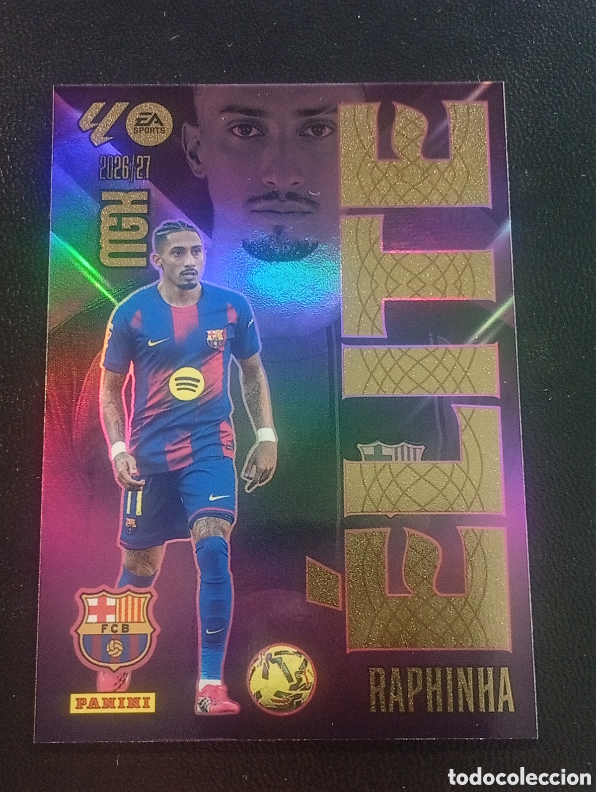 Cromos de f&uacute;tbol: 16 elite RAPHINHA BARCELONA MEGACRACKS 2026 2027 26 27 CARDS PANINI