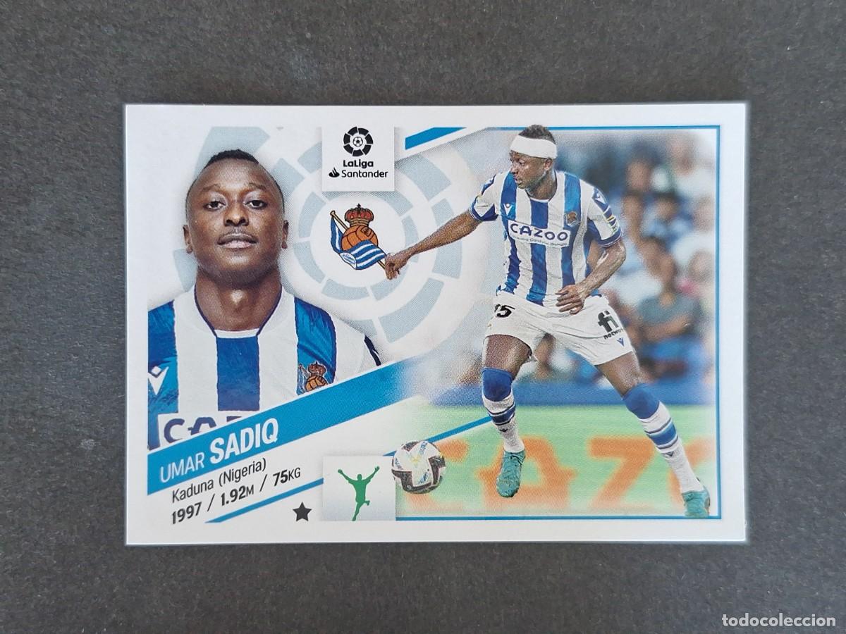 Cromos de f&uacute;tbol: L2 SADIQ REAL SOCIEDAD FICHAJE 61 LIGA ESTE 2022 2023 22 23 NUNCA PEGADO SIN PEGAR