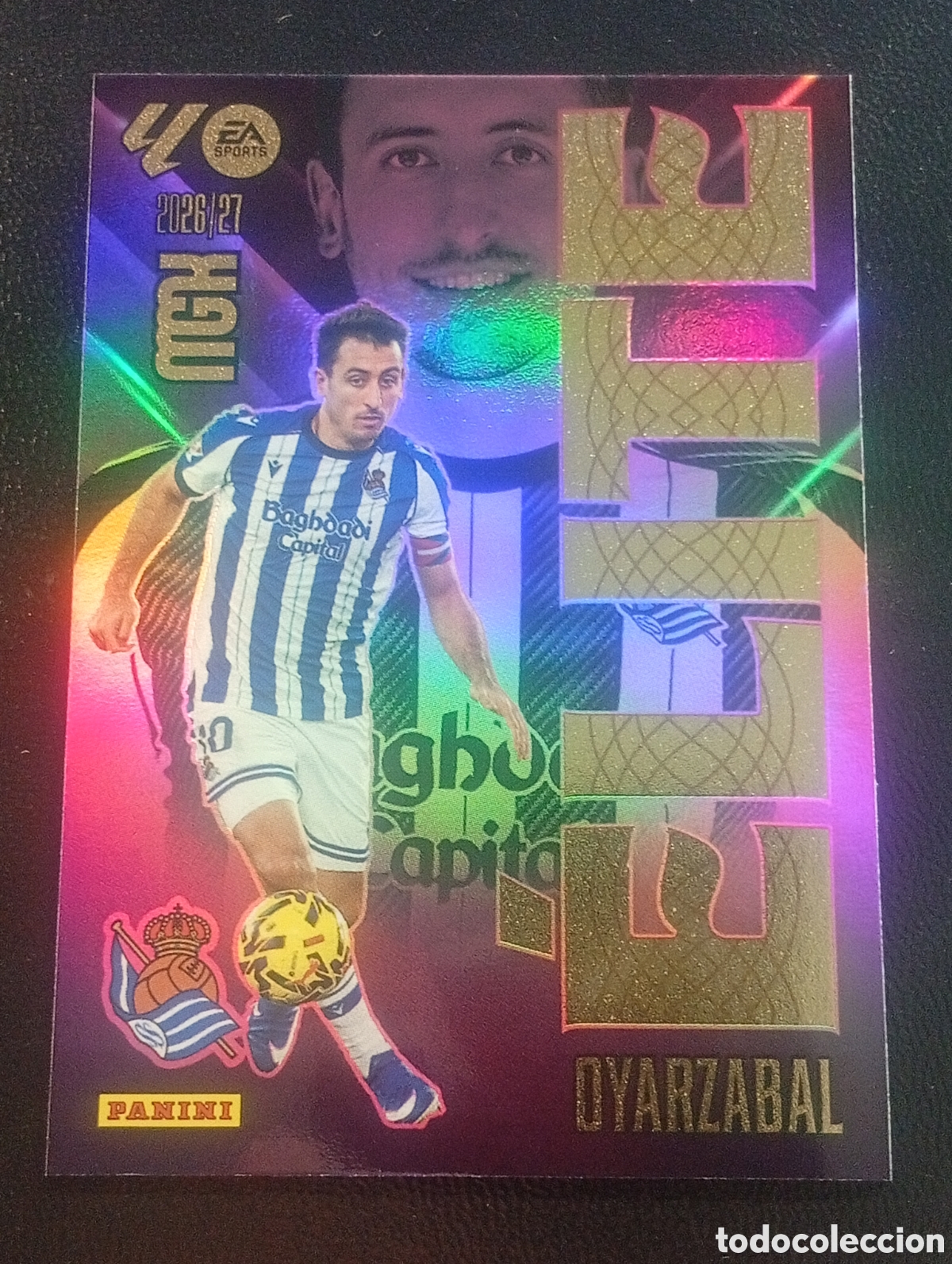 Cromos de f&uacute;tbol: 13 elite OYARZABAL REAL SOCIEDAD MEGACRACKS 2026 2027 26 27 CARDS PANINI