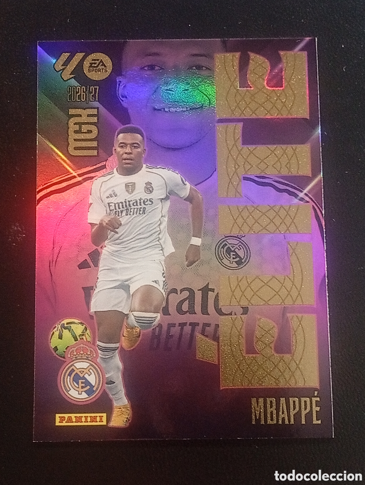 Cromos de f&uacute;tbol: 10 elite MBAPPE REAL MADRID ESPA&Ntilde;A SPAIN MEGACRACKS 2026 2027 26 27 CARDS PANINI