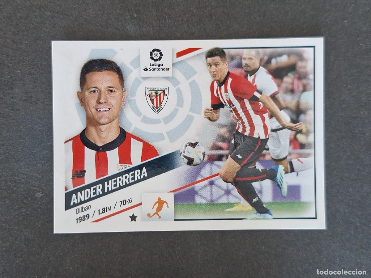 Cromos de f&uacute;tbol: L2 ANDER HERRERA ATHLETIC DE BILBAO FICHAJE 65 LIGA ESTE 2022 2023 22 23 NUNCA PEGADO SIN PEGAR
