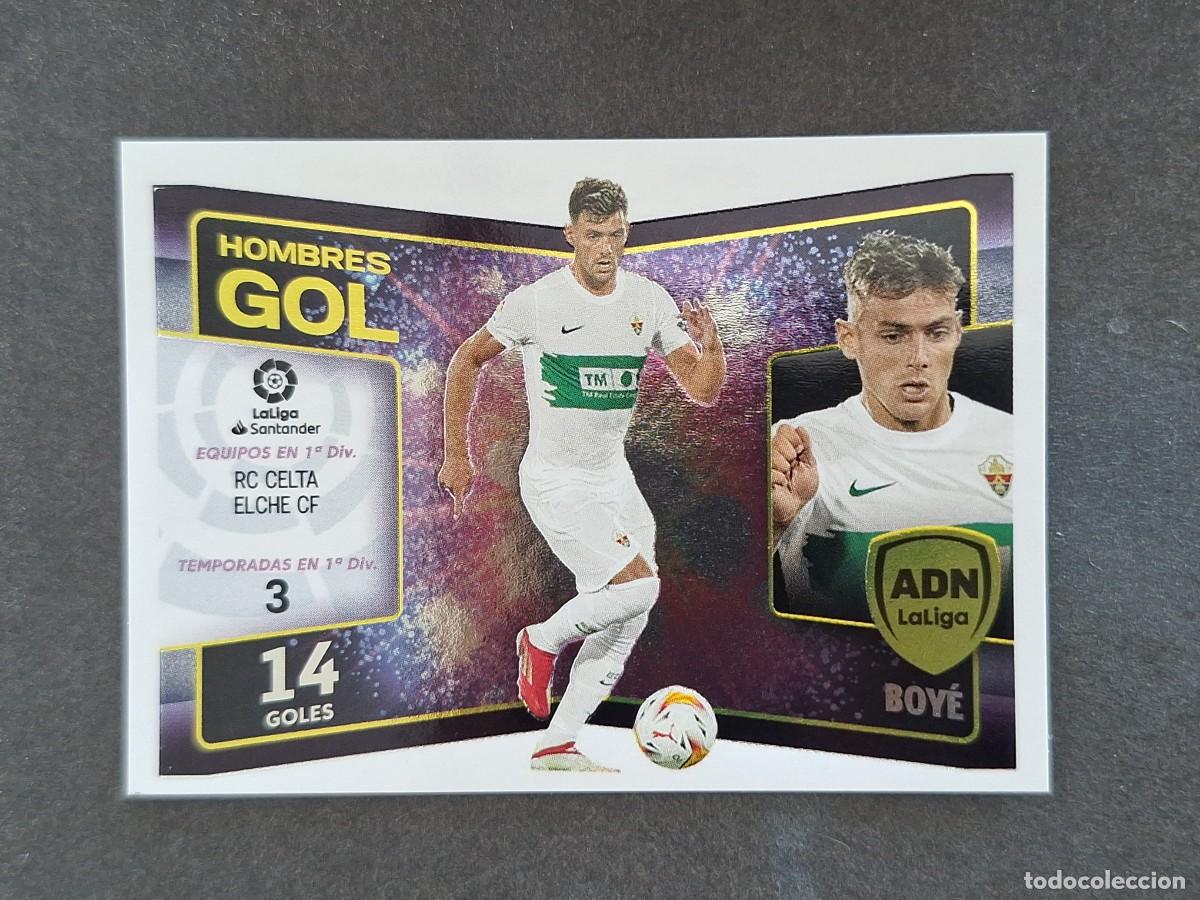 Cromos de f&uacute;tbol: L2 BOYE ELCHE C. F. ADN HOMBRES GOL LIGA ESTE 2022 2023 22 23 NUNCA PEGADO SIN PEGAR