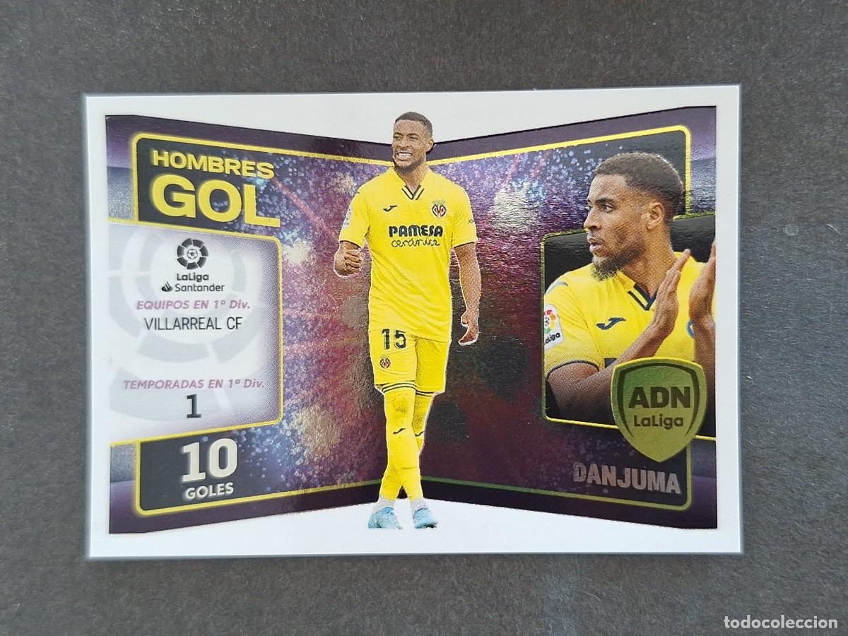 Cromos de f&uacute;tbol: L2 DANJUMA VILLARREAL C. F. ADN HOMBRES GOL LIGA ESTE 2022 2023 22 23 NUNCA PEGADO SIN PEGAR