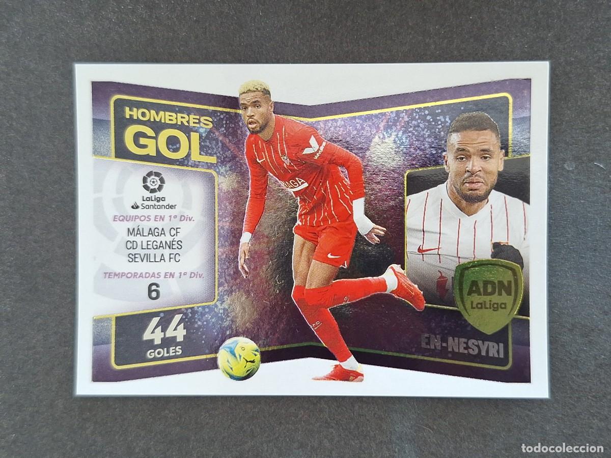Cromos de f&uacute;tbol: L2 EN-NESYRI SEVILLA F. C. ADN HOMBRES GOL LIGA ESTE 2022 2023 22 23 NUNCA PEGADO SIN PEGAR