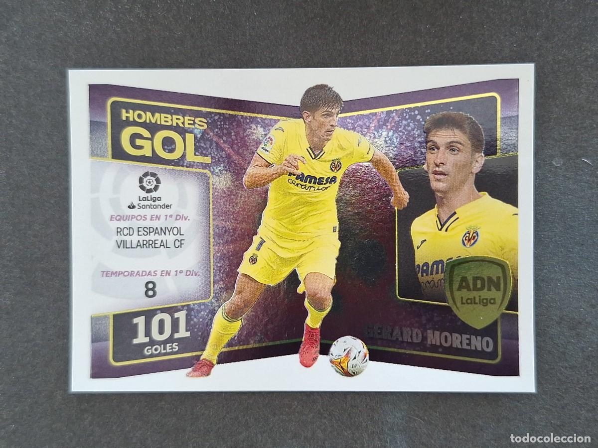 Cromos de f&uacute;tbol: L2 GERARD MORENO VILLARREAL C. F. ADN HOMBRES GOL LIGA ESTE 2022 2023 22 23 NUNCA PEGADO SIN PEGAR