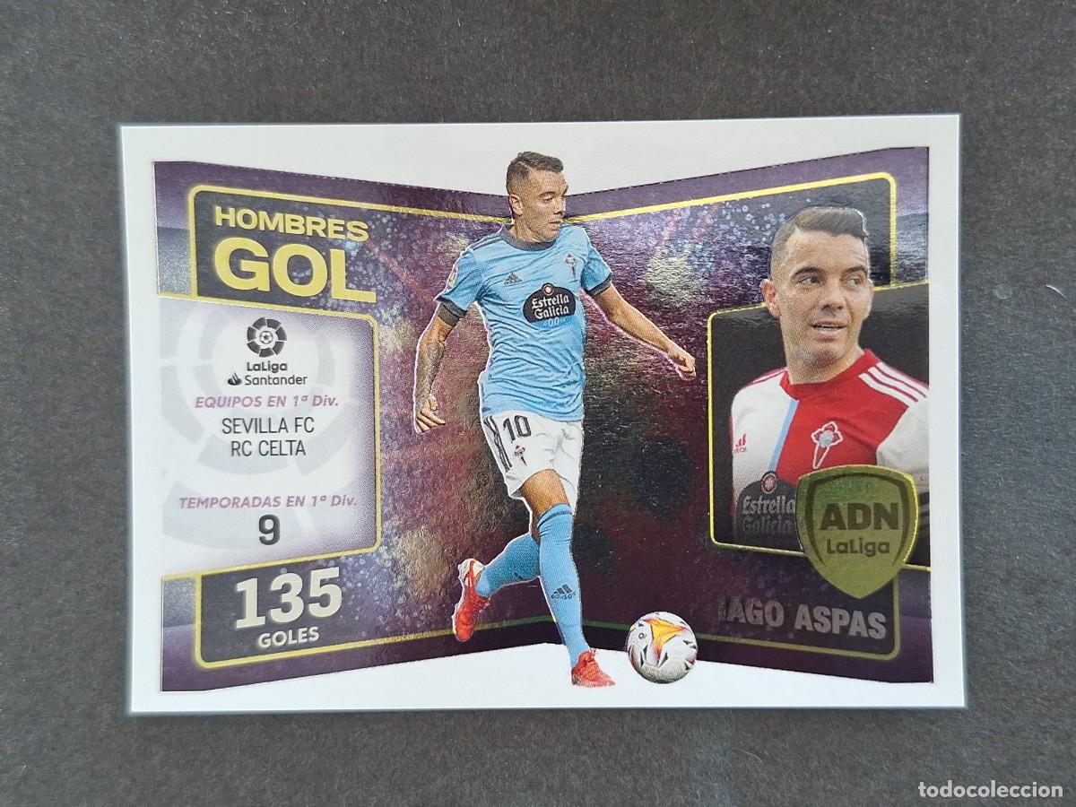 Cromos de f&uacute;tbol: L2 IAGO ASPAS CELTA DE VIGO ADN HOMBRES GOL LIGA ESTE 2022 2023 22 23 NUNCA PEGADO SIN PEGAR